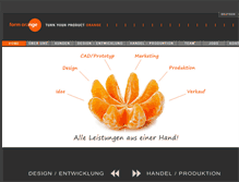 Tablet Screenshot of form-orange.com